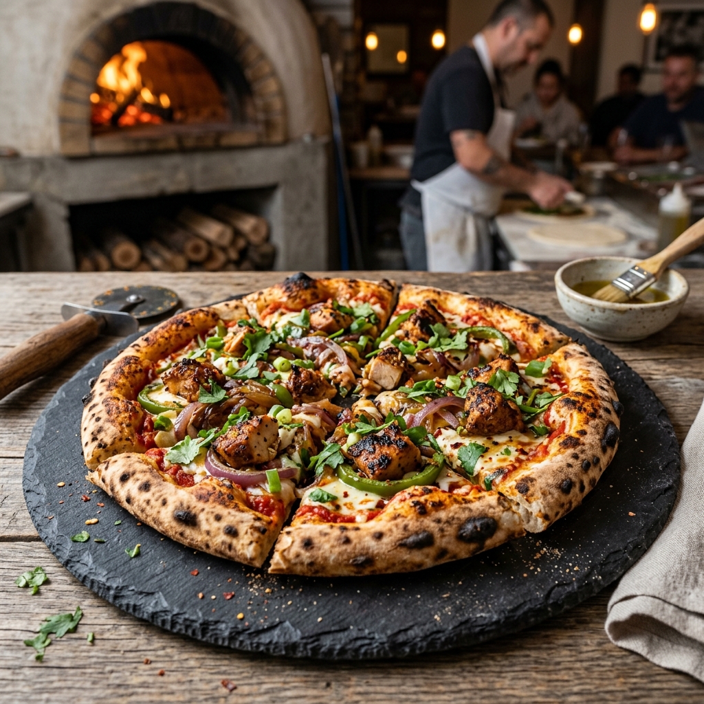 Kankankan Guinea Fowl Pizza